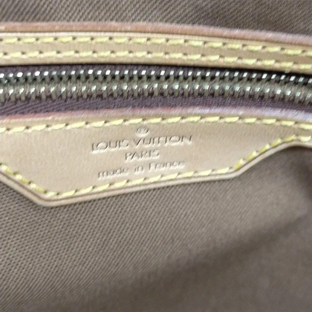 Louis Vuitton Monogram Canvas Briefcase with Vachetta Trim (brown, tan)
